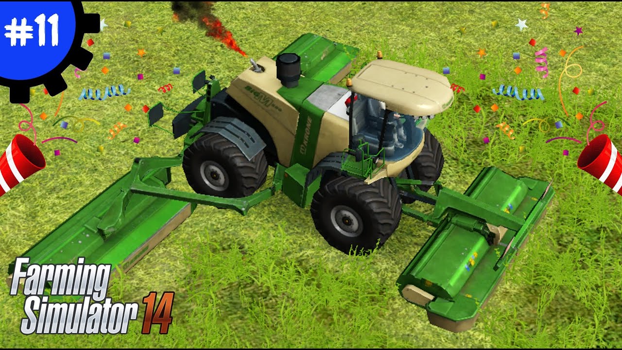 Косилка KRONE BIG M500: Лучшая покупка в Farming Simulator 14 | Fs 14. #11