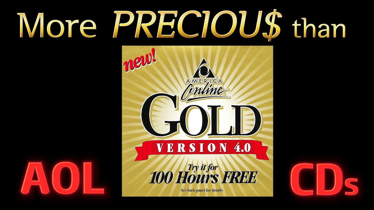 AOL CD Collection #10 - GOLD-PLATINUM-SILVER Designs!