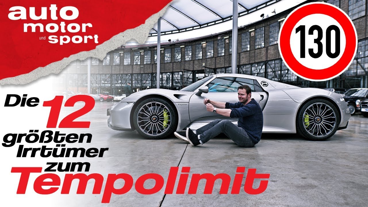 Die 12 größten Irrtümer zum Tempolimit auf der Autobahn - Bloch erklärt #55 | auto motor & sport