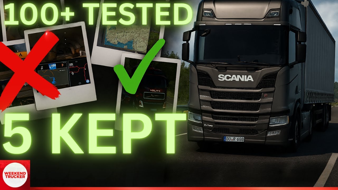 Пять единственных модов для ETS2, которые я отказываюсь удалять.