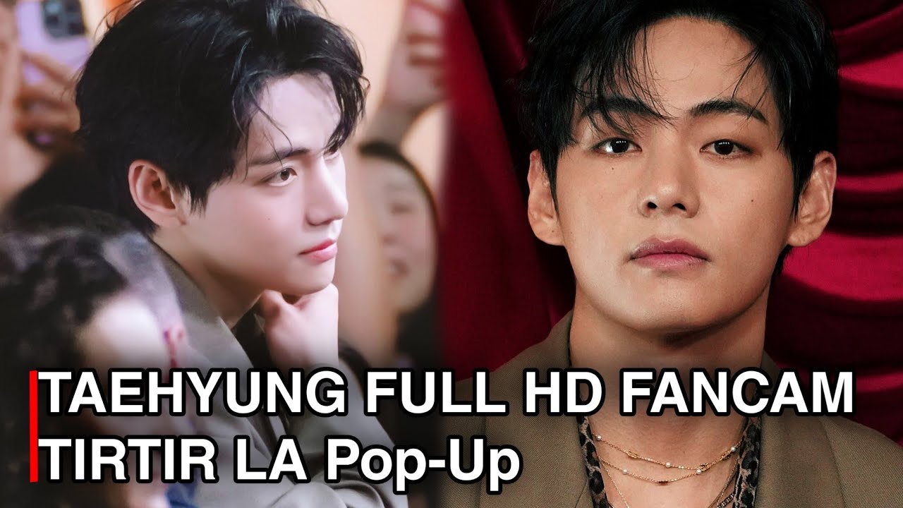 Kim Taehyung 태형 Full Fancam from Tirtir LA Pop-Up Event Today