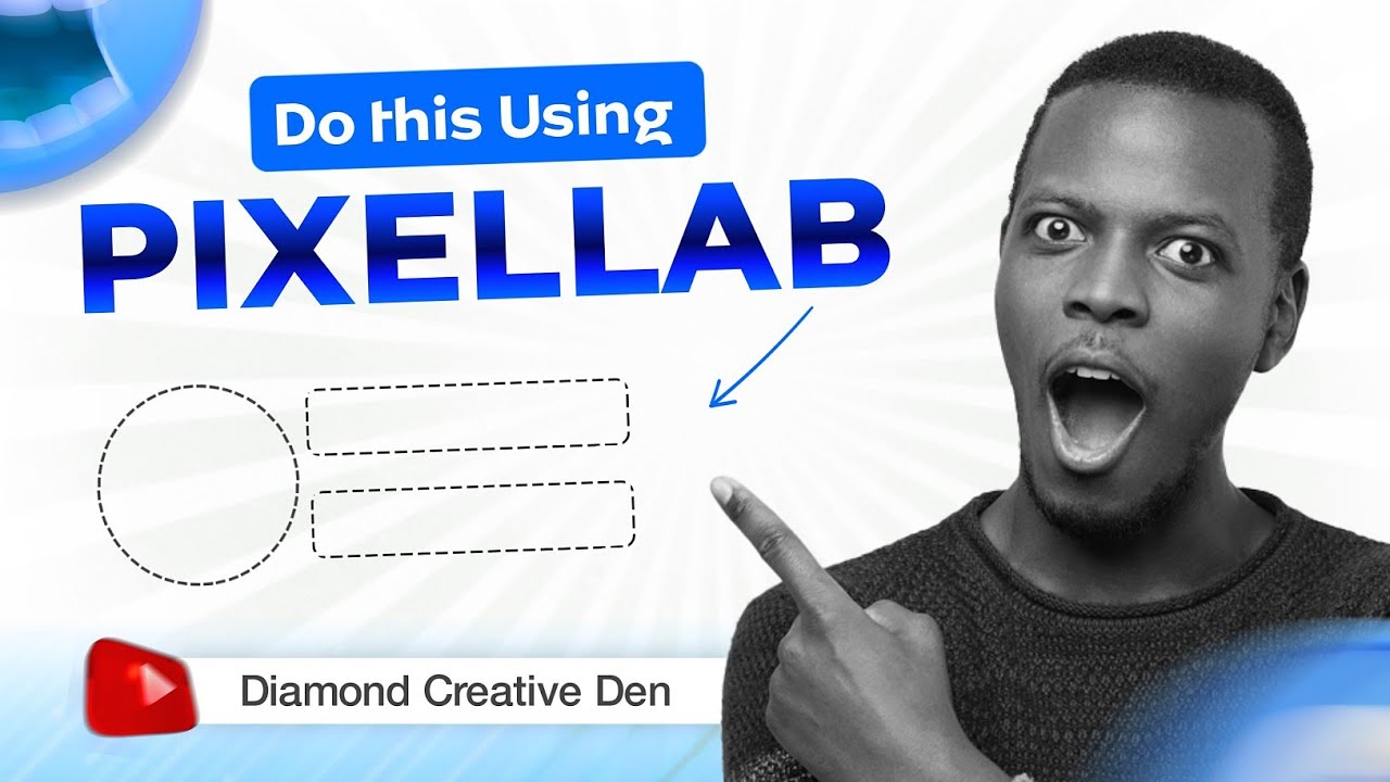 PIXELLAB MAGIC! Create Stunning Dash Shapes in Minutes | Graphic Design Tutorial for Beginners