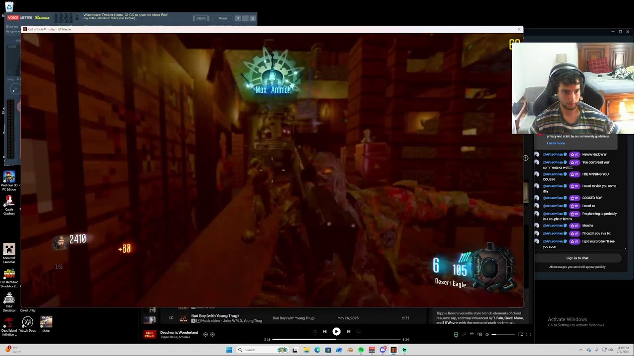 CUSTOM ZOMBIES BO3 | Chatting nd Smoking