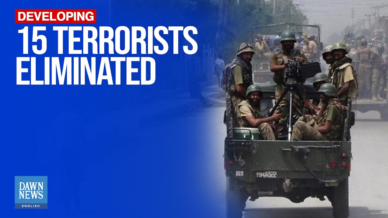 Four Army Personnel Martyred, 15 Terrorists Killed In KP Operations: ISPR | Dawn News English