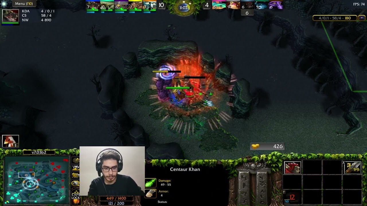 dota1 atinad gameplay ursa good game / oracle mid support best game