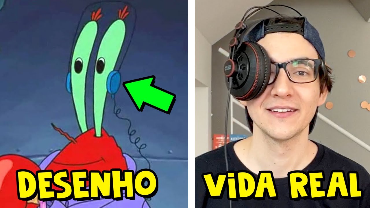 DESENHO ANIMADO X VIDA REAL I Falaidearo