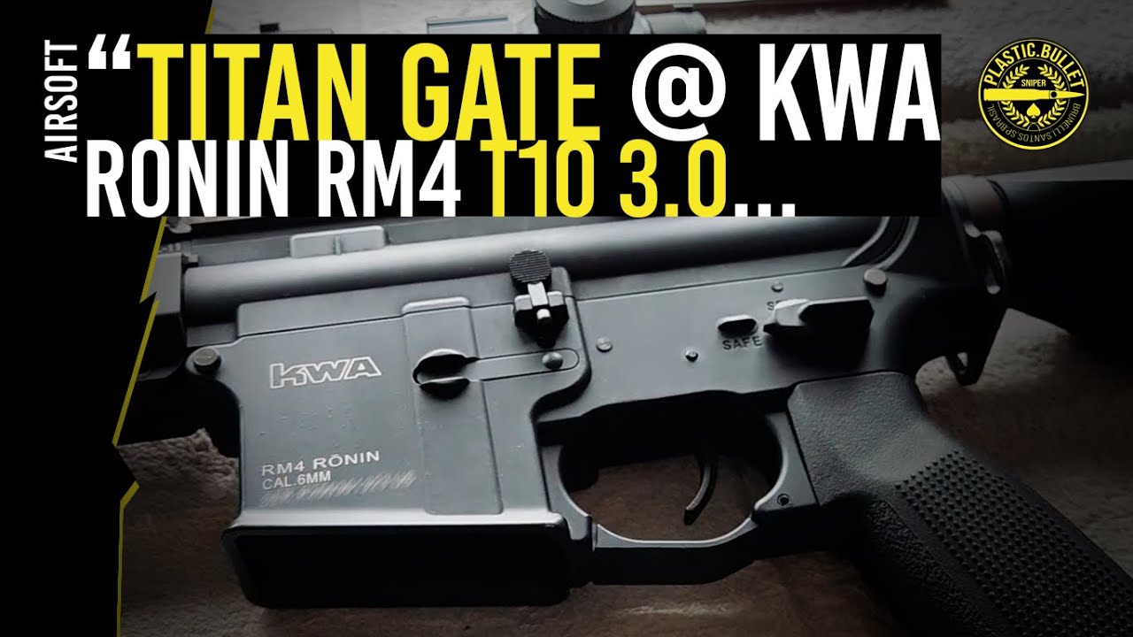 [TITAN GATE @ KWA RONIN RM4 T10]  Instalação do Gatilho Eletrônico (Airsoft)