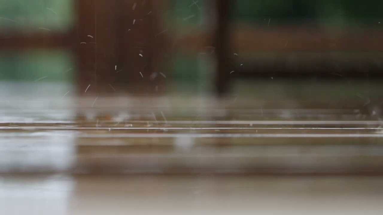 Heavy Rain Ripples ASMR