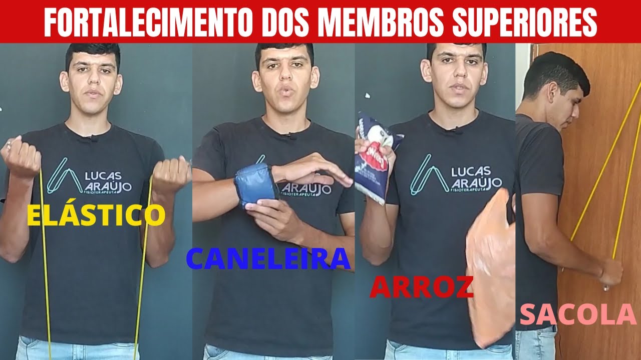 Exercícios de fortalecimento para membros superiores!