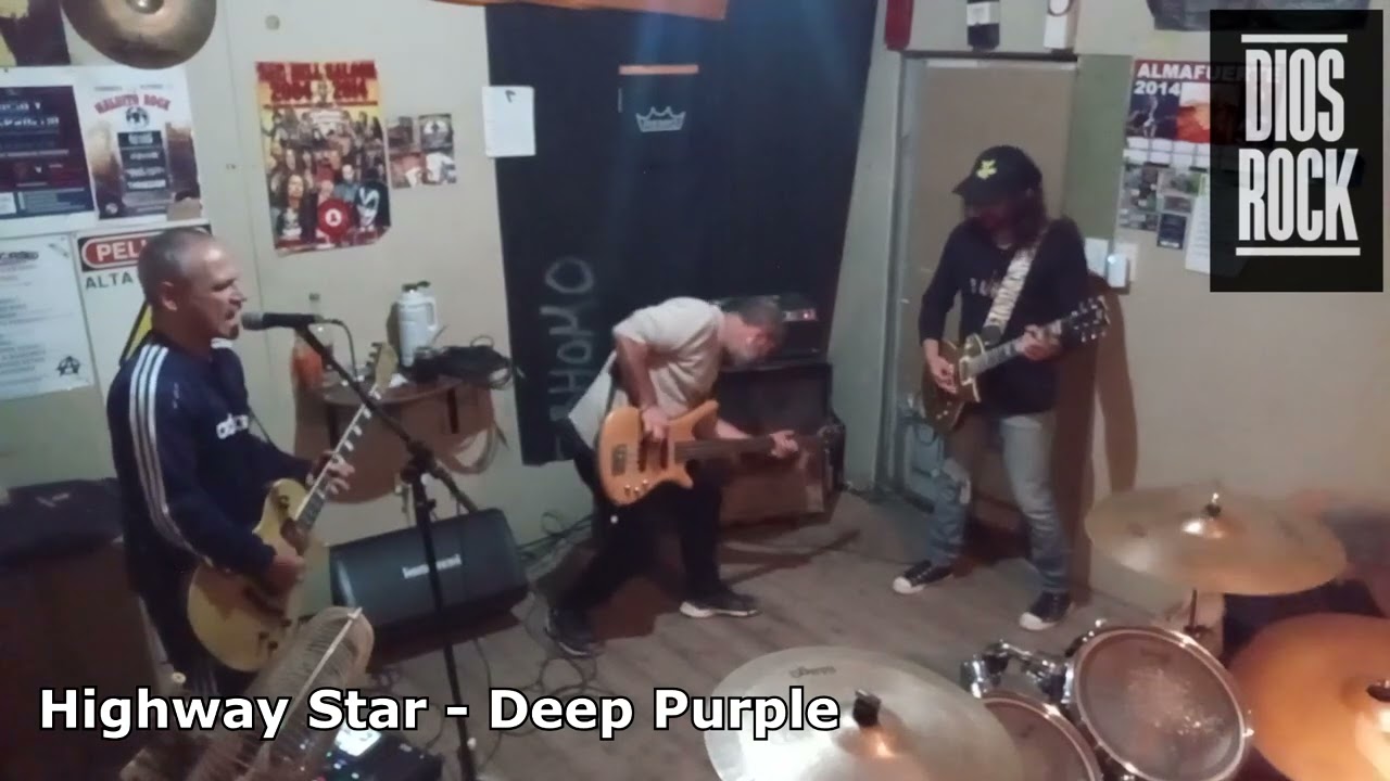 DiosRock ensayando HIGHWAY STAR de Deep Purple