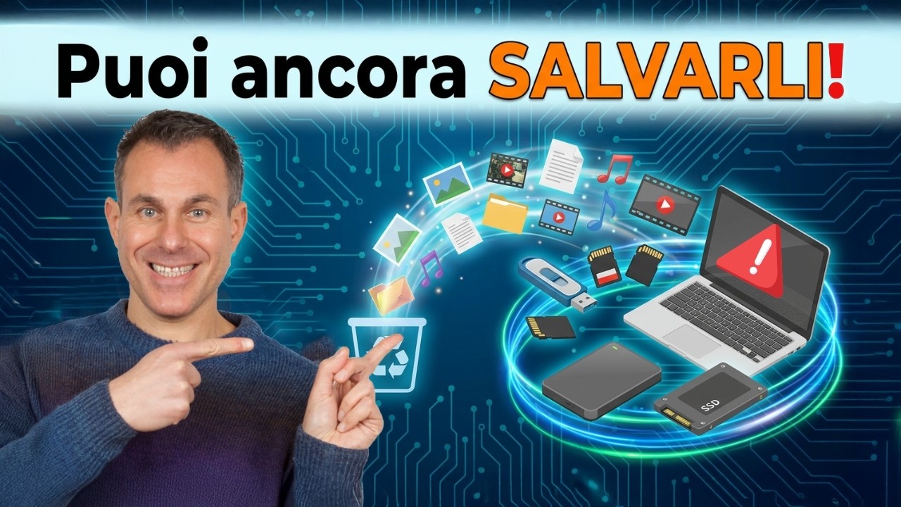 Hai cancellato Foto, Video e Documenti? Ecco come RECUPERARLI con Wondershare Recoverit!
