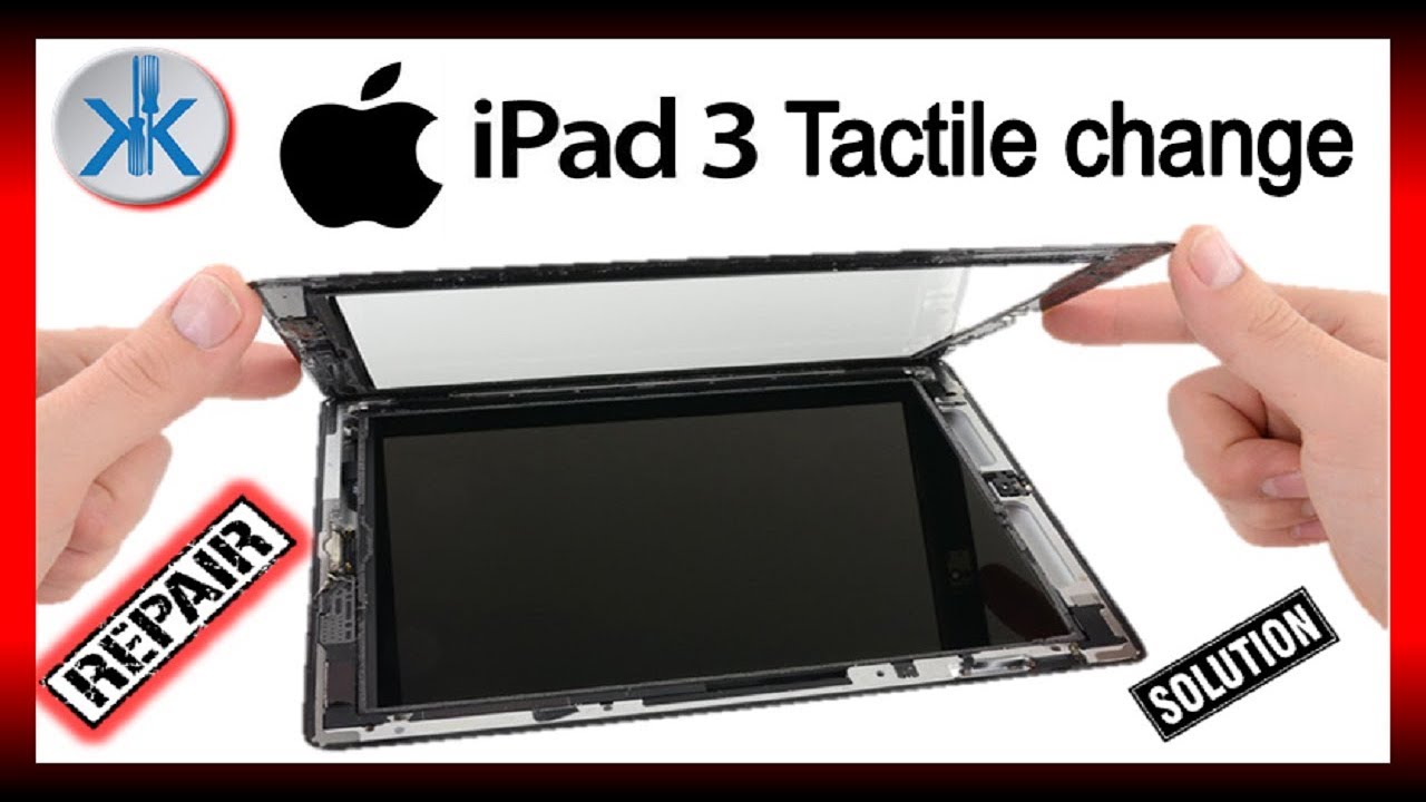 👍 iPad 3 COMO CAMBIAR PANTALLA CRISTAL TACTIL . Screen Repair Replace Cracked Glass