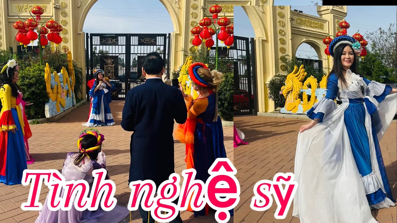 Nhóm Tình Nghệ Sỹ Nam CaLi Diễn Tập Chụp Hình Cho Tết 2026. Nghệ Sỹ Xài Nhiều Máy Hình Khủng Thật!
