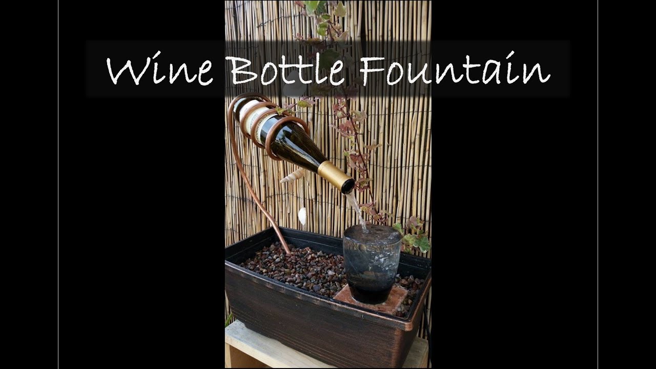 Wine Bottle Fountain