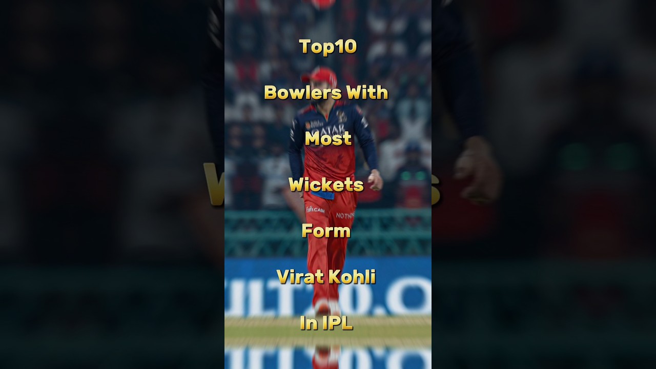 Top10 Bowlers With Most Wickets Form Virat Kohli In IPL #shorts #trending #viralshort #ipl #cricket