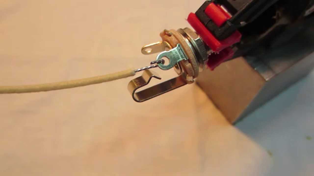 How to solder a 1/4