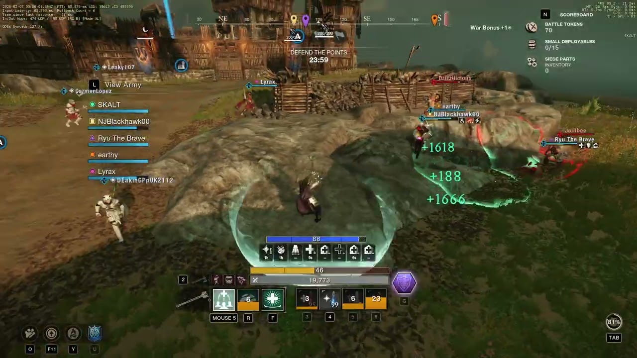 Ayooo vs. Swamp Cartel MD Defense War (G10 Healer POV)
