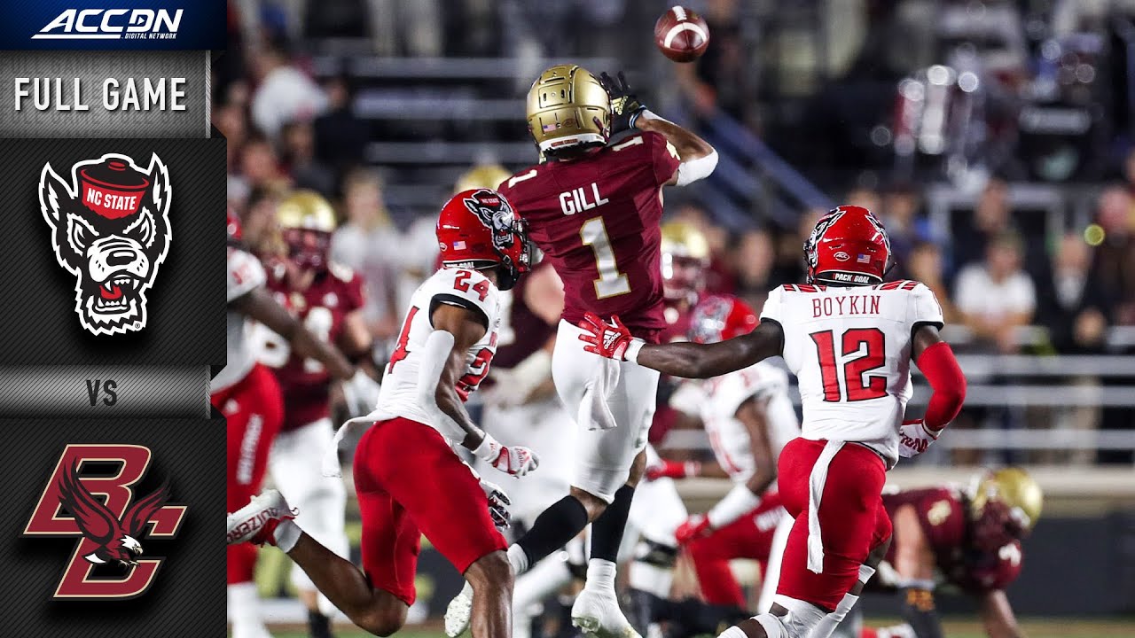 NC State vs. Boston College Full Game | 2021 ACC Football