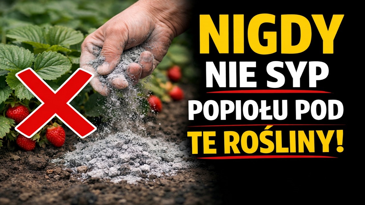 NIGDY nie syp popiołu pod TE rośliny! Kardynalny błąd, który zrujnuje twój plon