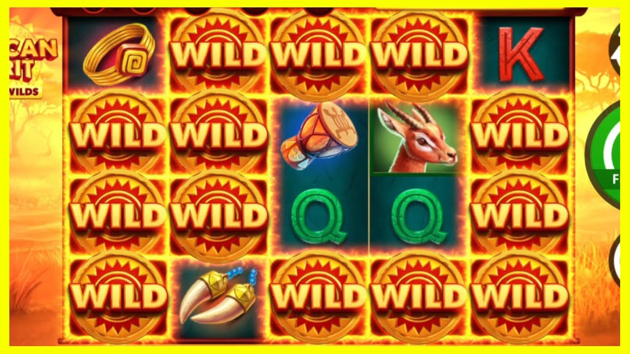 3 FREE SPINS BONUS + 1 MEGA WIN! African Spirit Slot Online