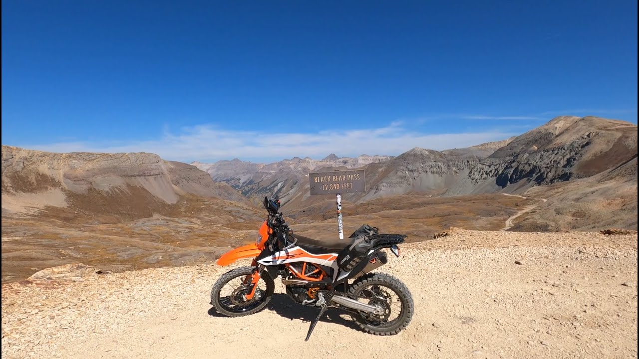 The San Juans Alpine Loop and More. KTM 690 Enduro R and GoPro (4K)
