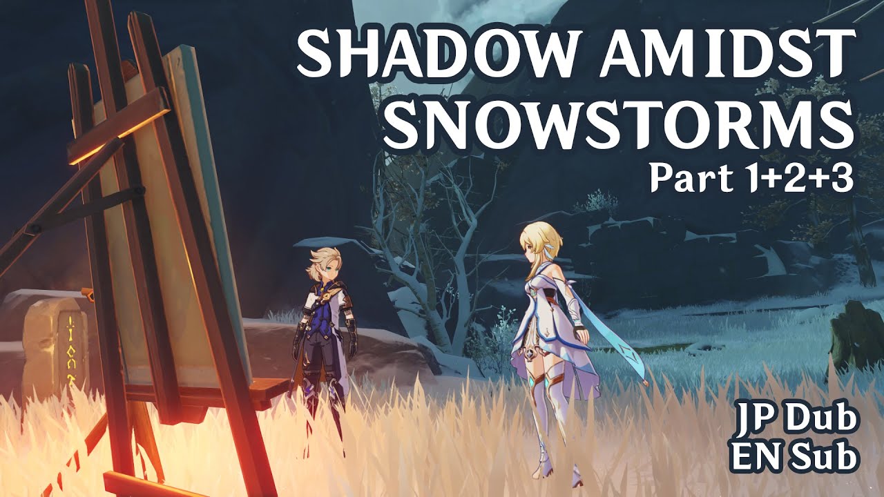 ALL CUTSCENES & DIALOGUES Shadow Amidst Snowstorms Event Japanese Dub & English Sub【Genshin Impact】