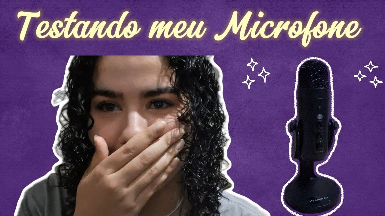 👉ESSE É O SOM DO MEU PRIMEIRO MICROFONE ASMR 😯