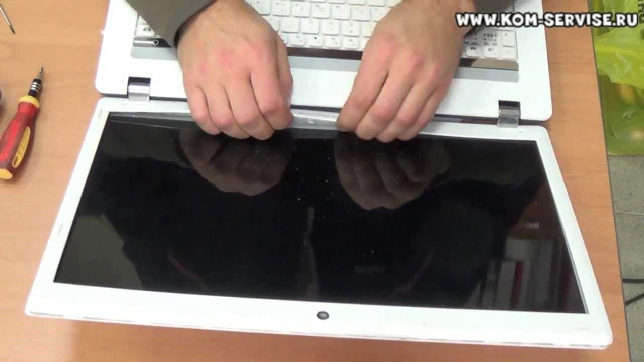 Замена экрана на ноутбуке Packard bell ms2290
