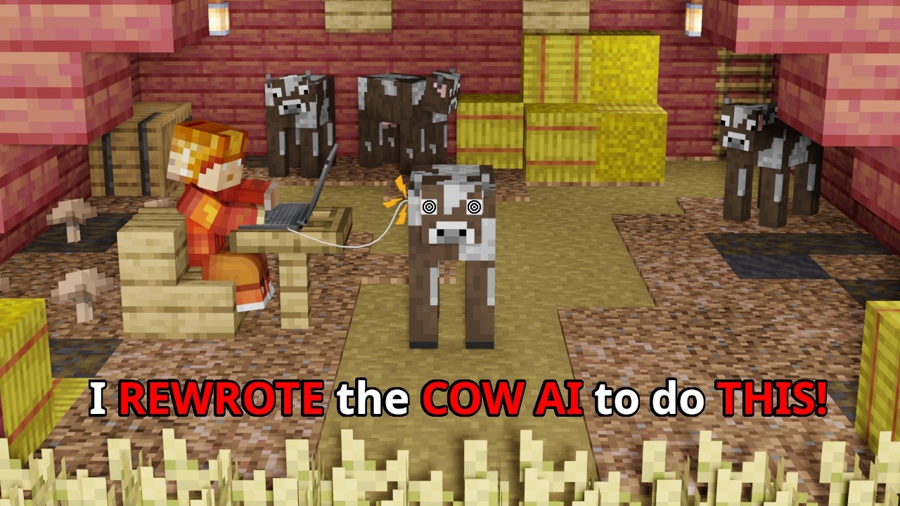 Rewriting the Minecraft Cow AI | Let's Play Minecraft Episode 09