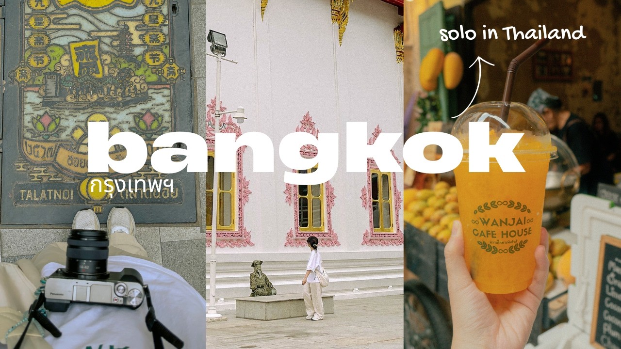 4 days solo in bangkok | first time exploring talat phlu, song wat, talat noi | thailand vlog