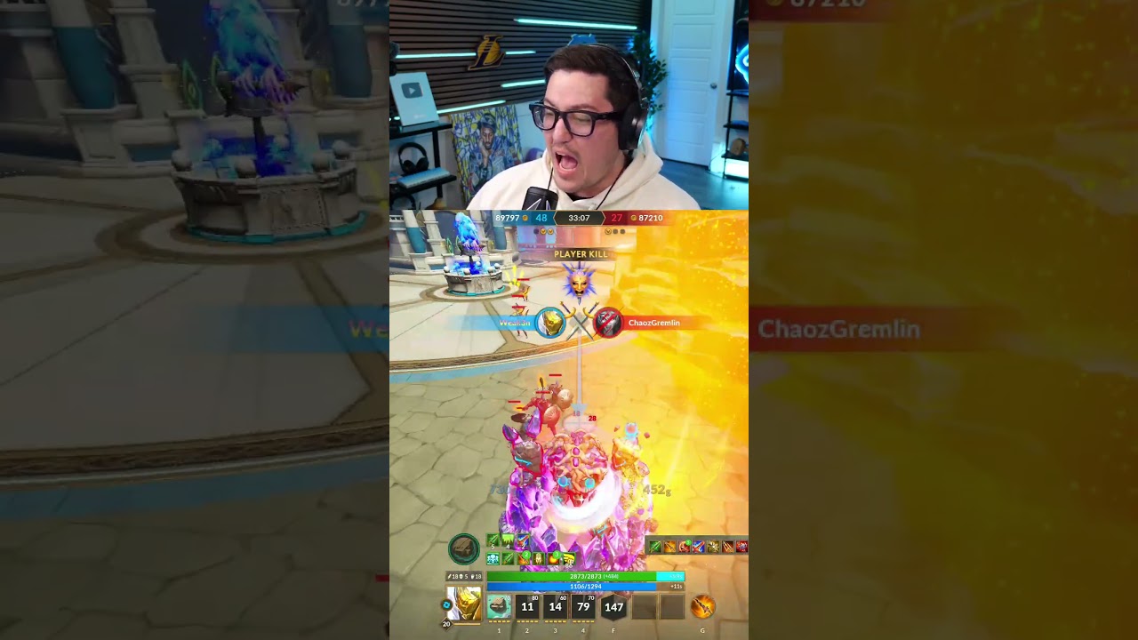 CRIT GEB DELETES KALI! #smite #smite2
