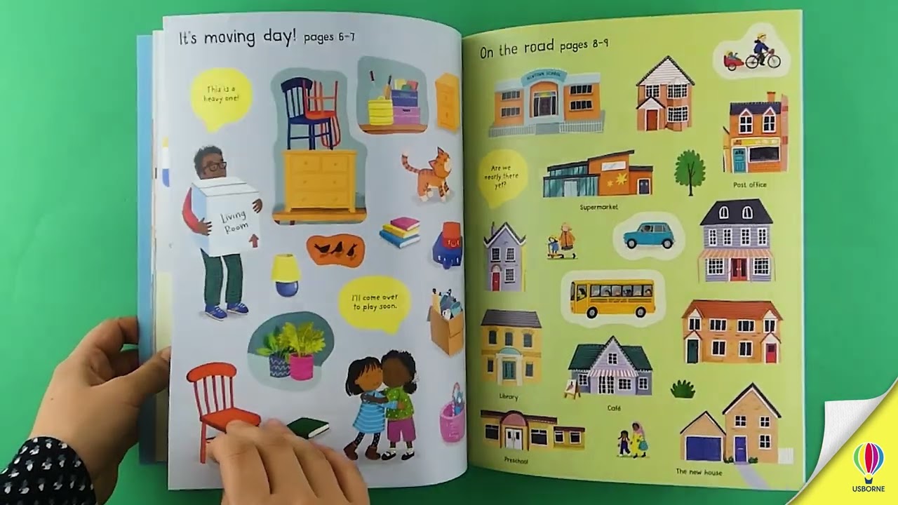 First Sticker Book: Moving House 🏠A fun & reassuring way for kids to learn about moving