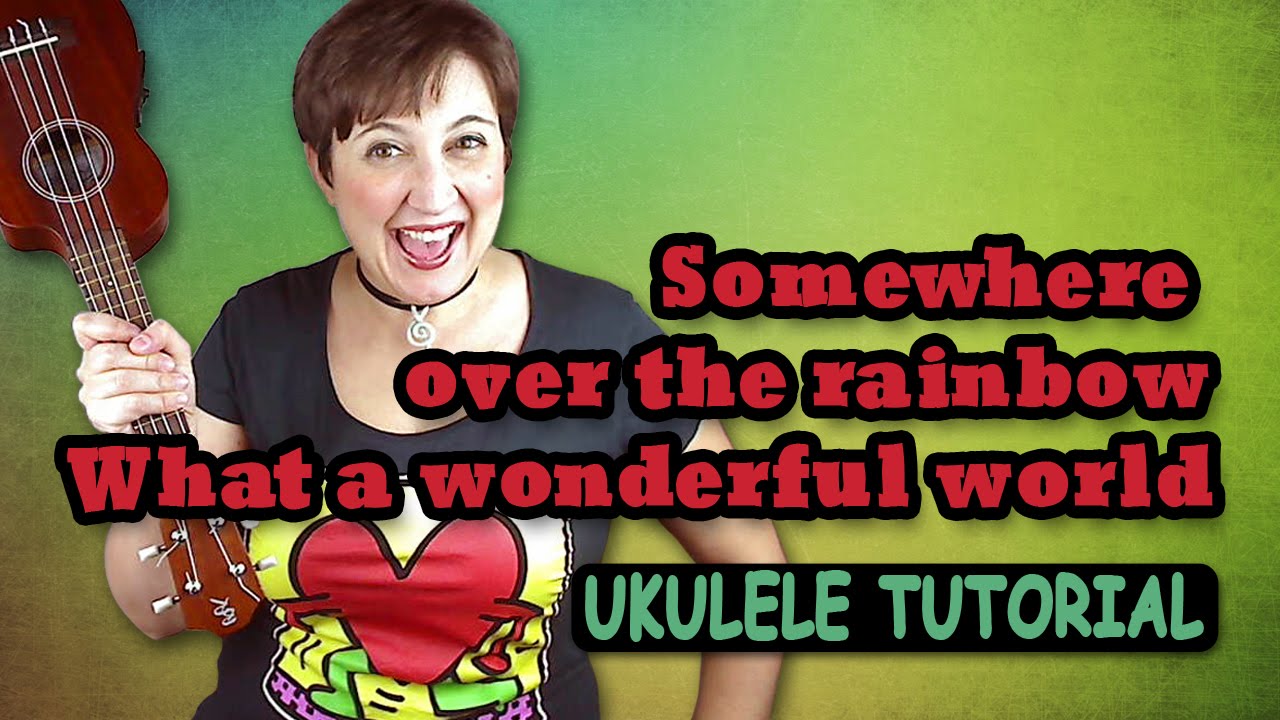 Israel Kamakawiwo'ole - Somewhere... / What a... Ukulele Tutorial