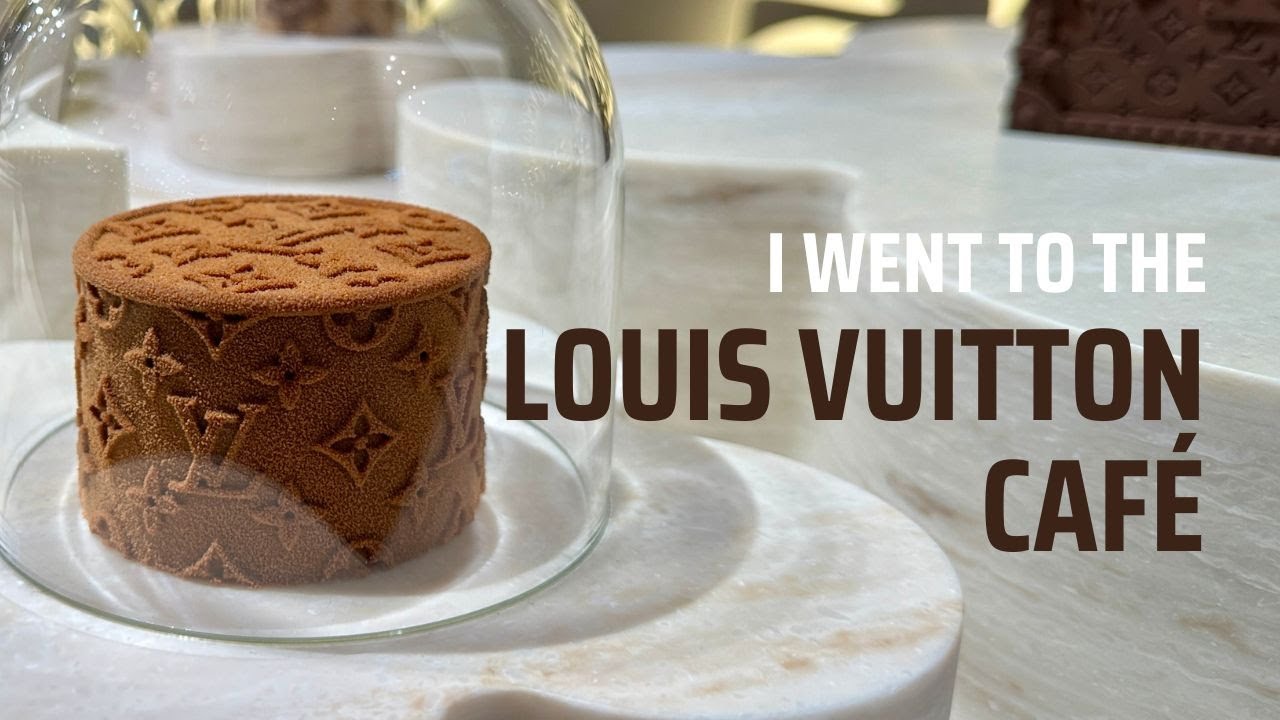 🇺🇸 I went to the Louis Vuitton Café in Paris 😍