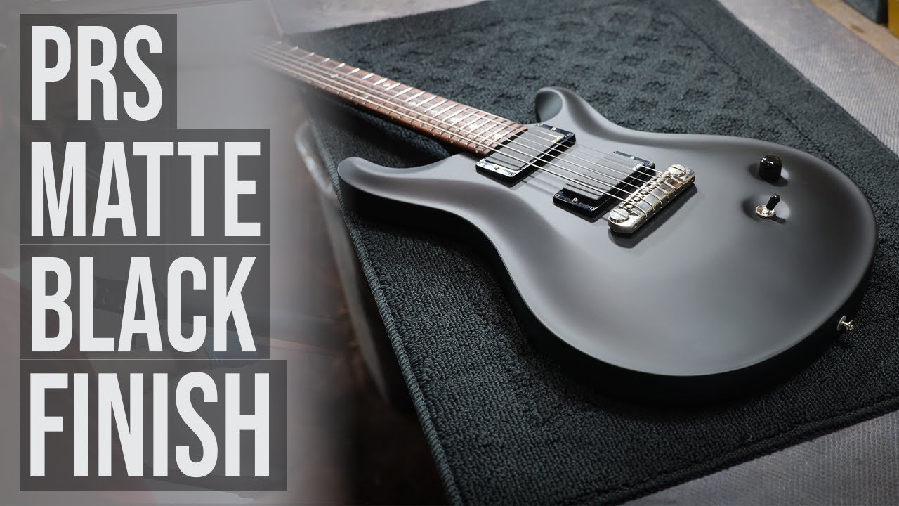 Refinishing a PRS Guitar in Matte Black
