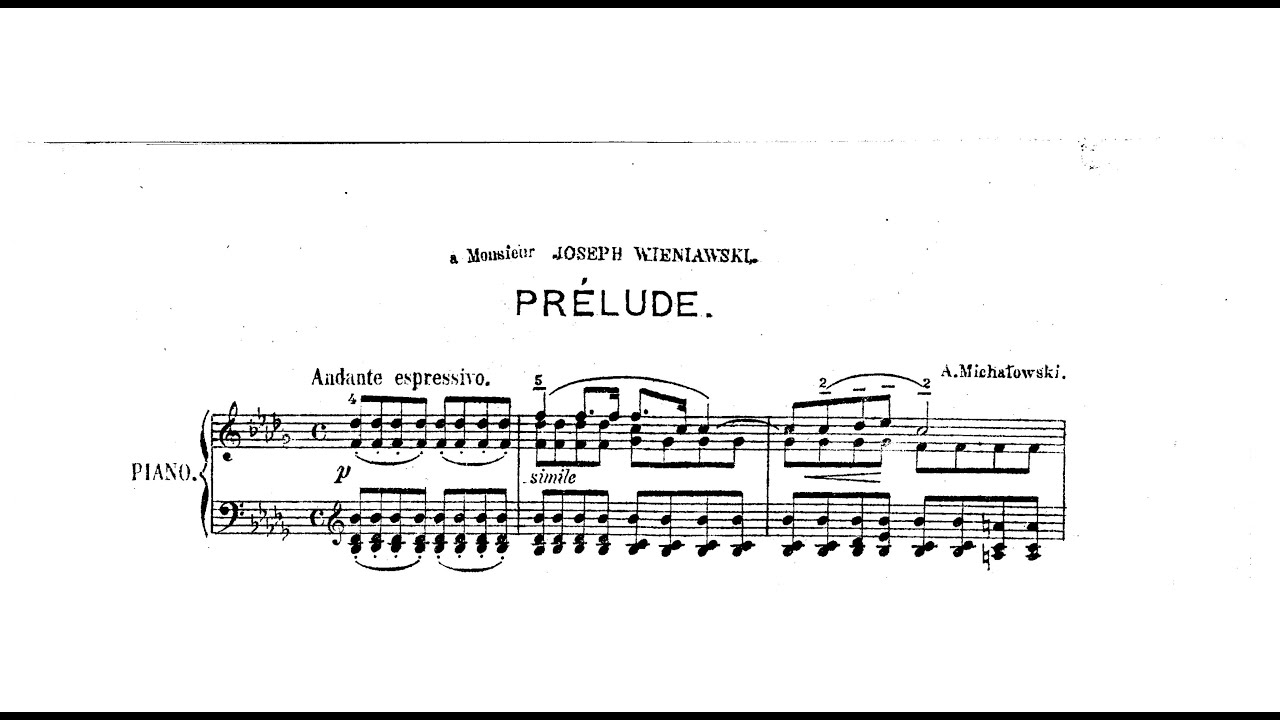 Aleksander Michalowski - Prélude, Op.9