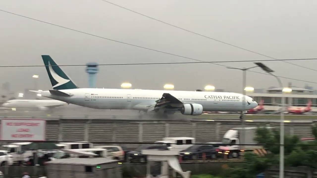 Manila Airport | Spotting Plane | Landing & Takeoff | Raining Day Afternoon Rush Hour ✈️🌧️