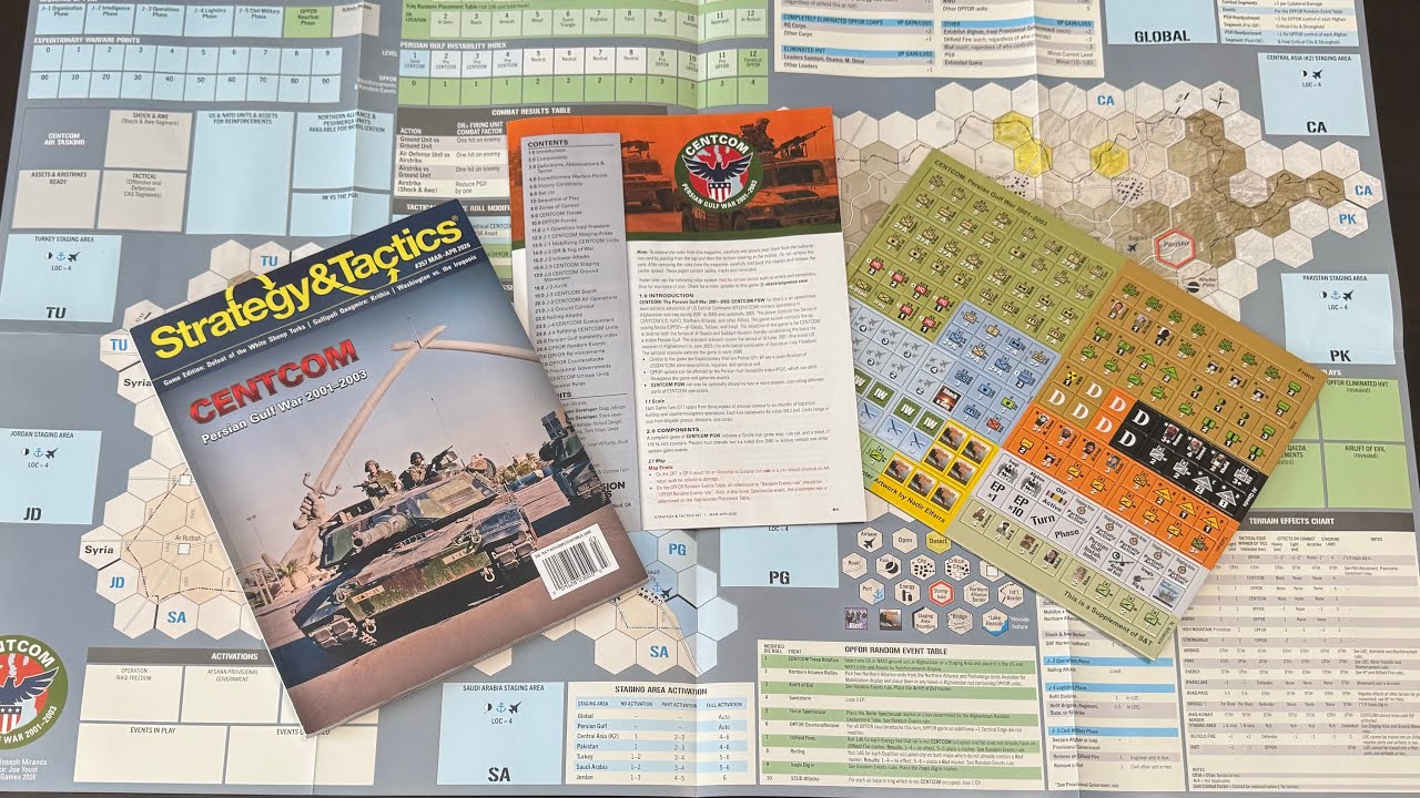 CENTCOM: Persian Gulf War 2001-2003 (S&T #357) - Unpack + Page Turn + Brief Overview