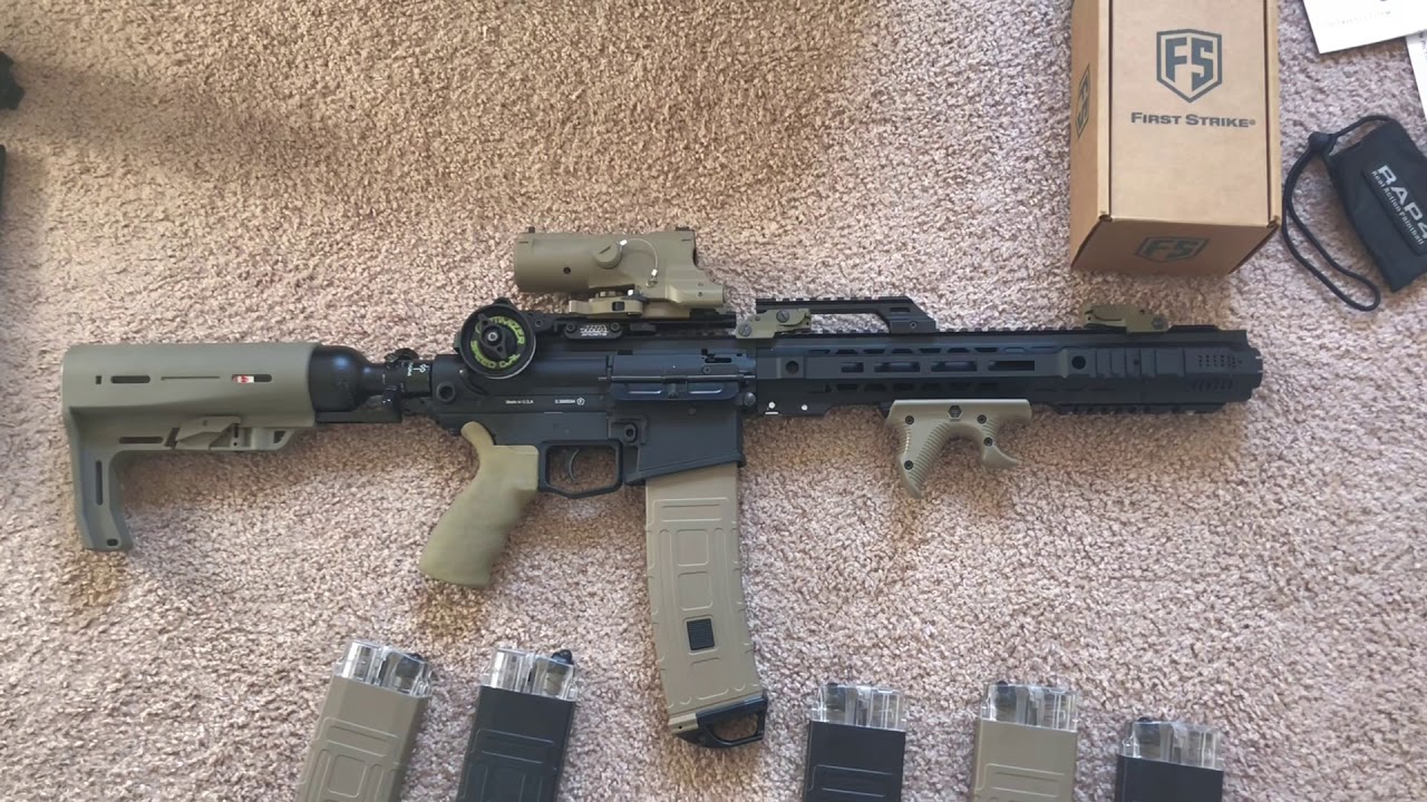My New $1900 Custom 468 Paintball Marker!!