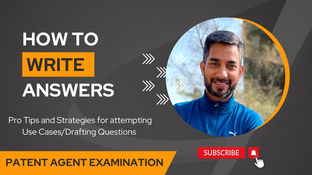 Introduction -  Guidance for Patent Agent Exam: Strategies and Tips