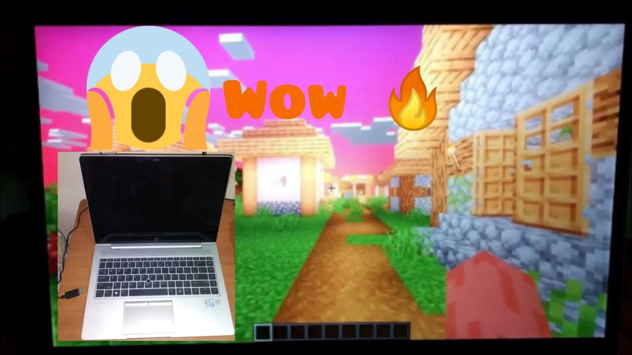 Jugando en laptop HP G5 840  [MINECRAFT]