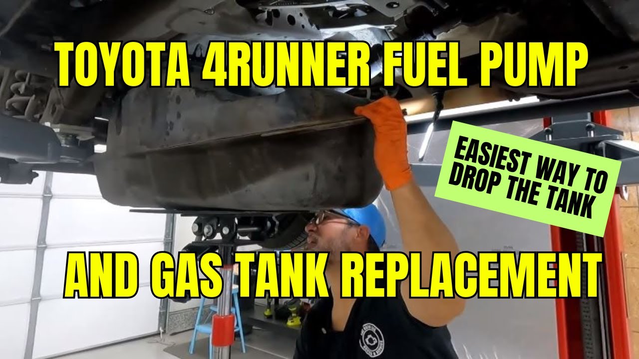 How to replace the fuel pump and drop gas tank on a 4runner or toyota pickup/hilux. (2nd & 3rd gen)