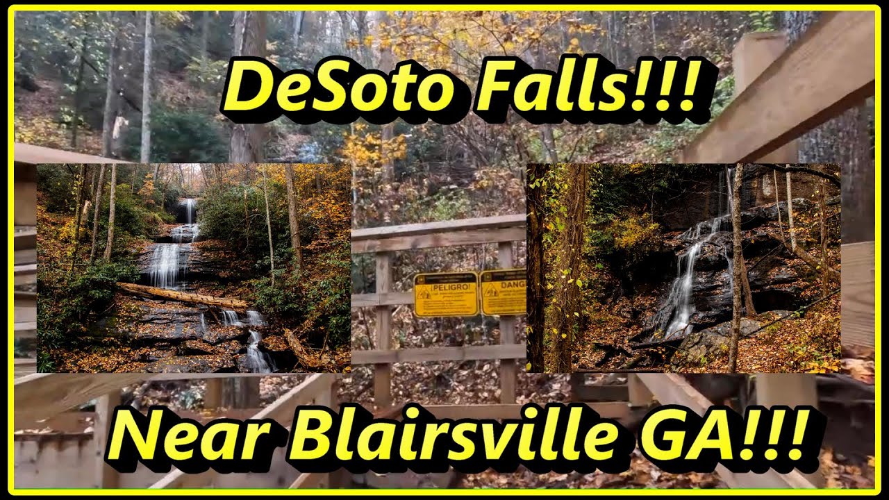 Epic hike to DeSoto Falls GA. near Blairsville GA!!! Outdoor hiking and Adventures!!