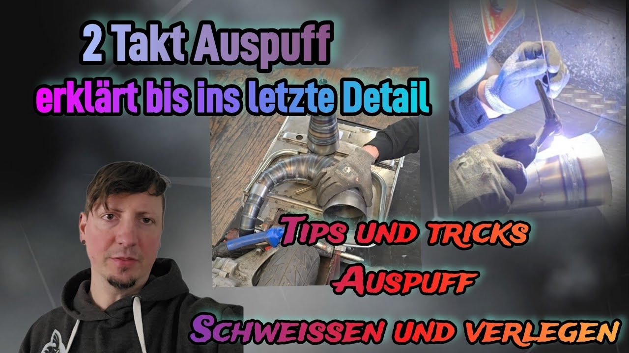 👨‍🏭 Auspuff Schweißen und verlegen Tips und Tricks, 2 takt Auspuff bis ins deteil erklärt