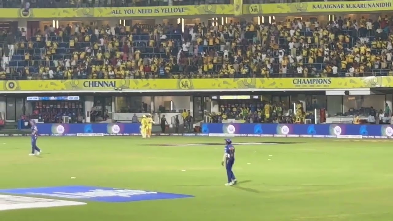 MS Dhoni Entry in Chepauk 😎🔥🔥#tataipl #cskvsmi #yellove #thaladhoni