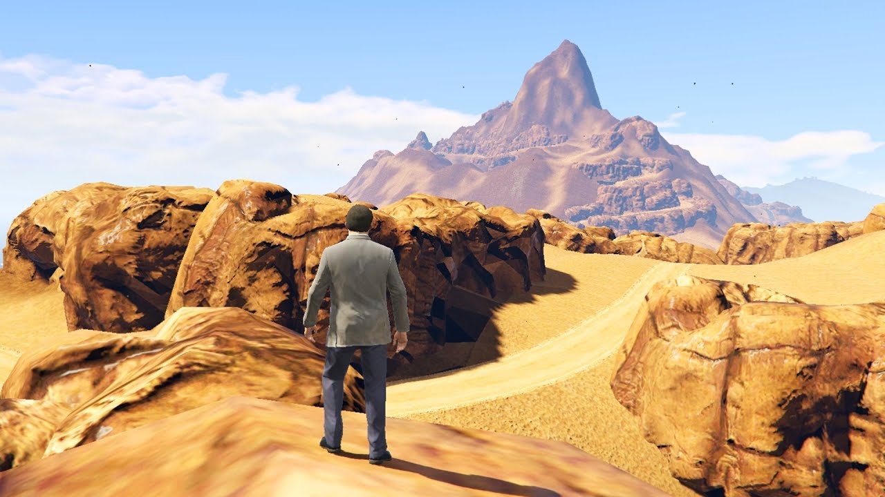 يمكن السفر إلى صحراء ريد ديد ريدمبشن 2 في لعبة جي تي أي 5 | GTA V RDR DESERT MOD
