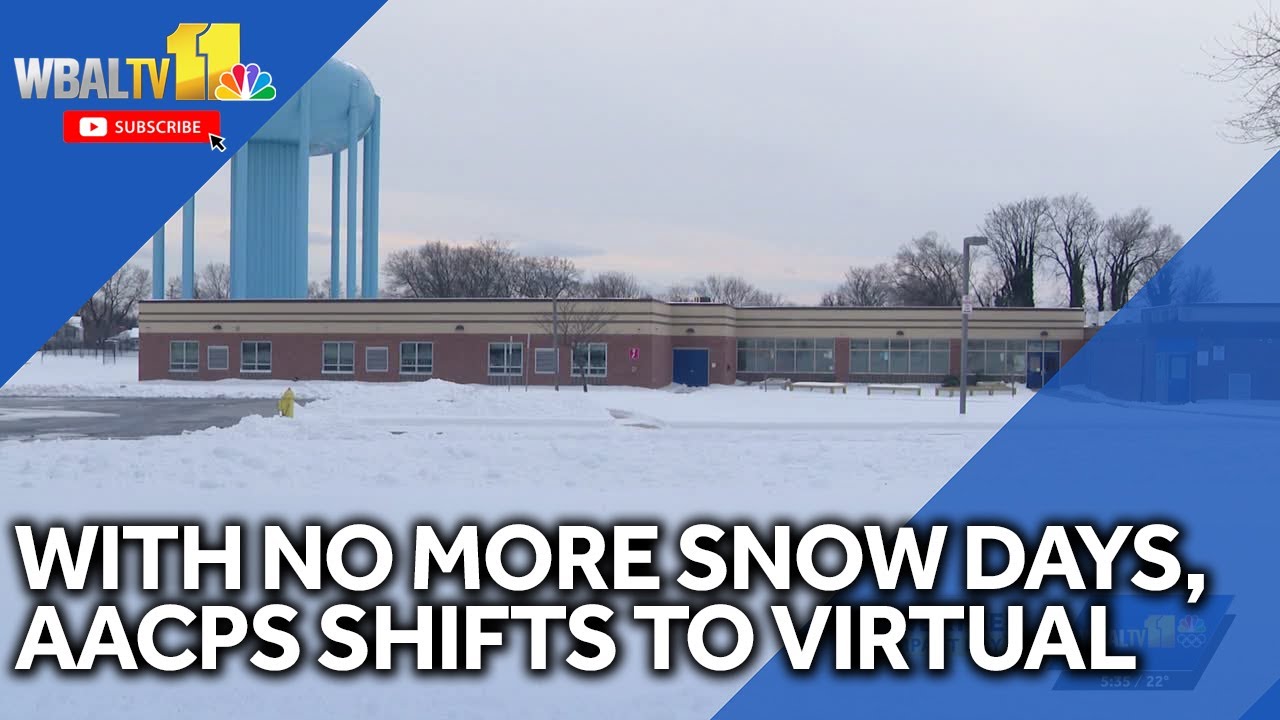 With no more snow days, AACPS shifts to virtual learning