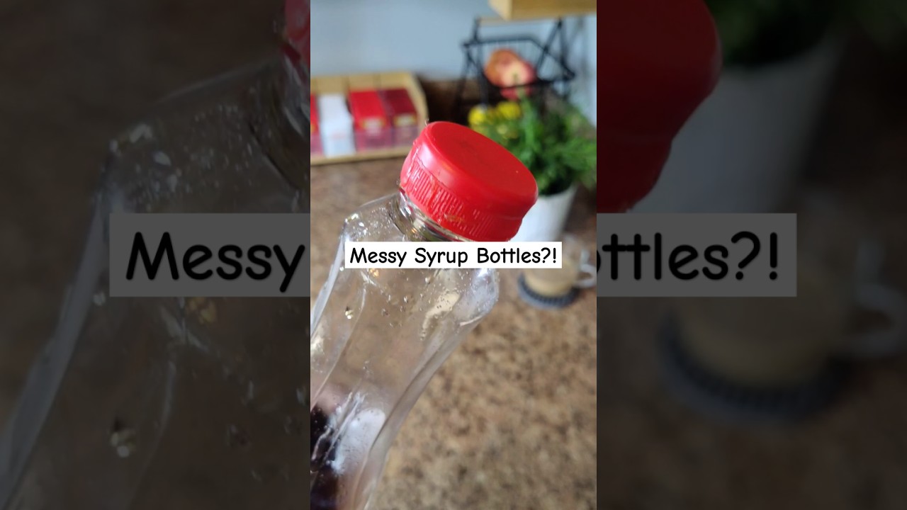 Get Messy Syrup Bottles Under Control with This Simple Hack