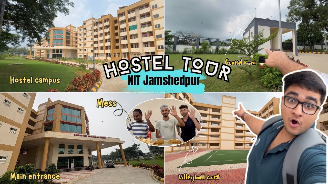 NIT Jamshedpur Hostel Tour | Room+Mess🍱+Hostel Life😍| Mess ka asli sach!😱|Most Detailed Hostel Tour📌