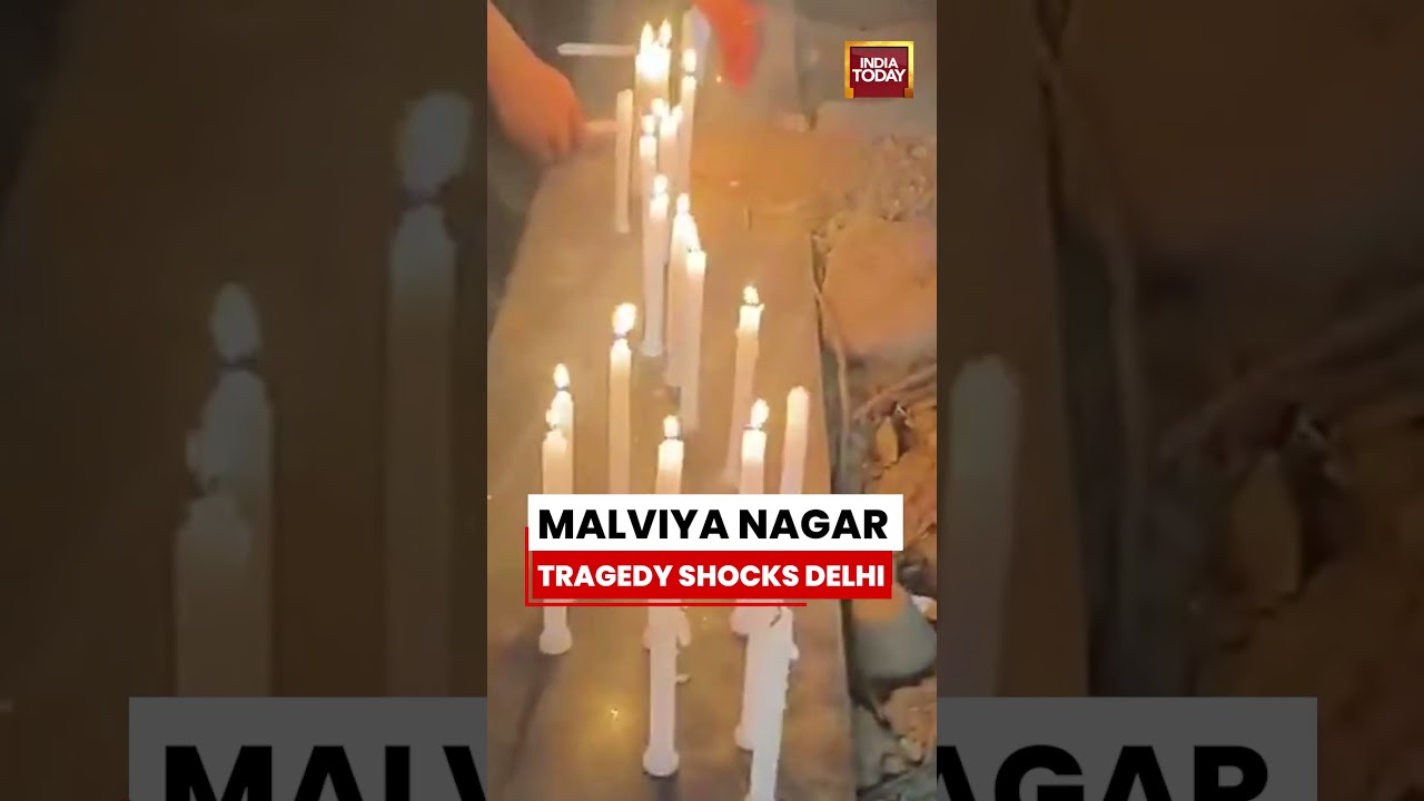 Candlelight Vigil Held in Saket for Victims of Malviya Nagar Fire Tragedy